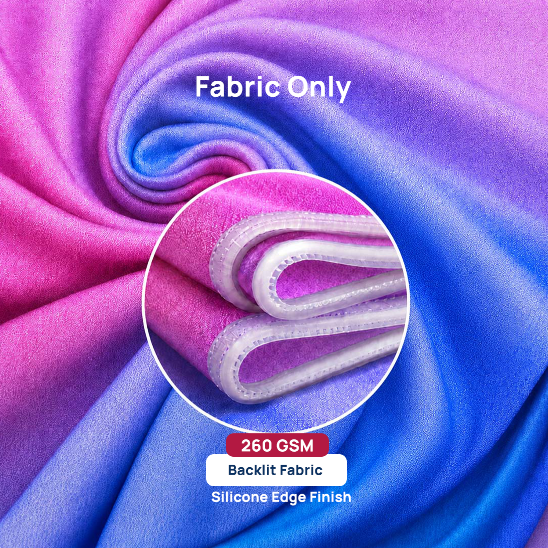 Non-Backlit SEG Fabric Media Wall - 6m W