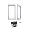 Non-Backlit Wall-Mounted SEG Fabric display - 80mm Depth