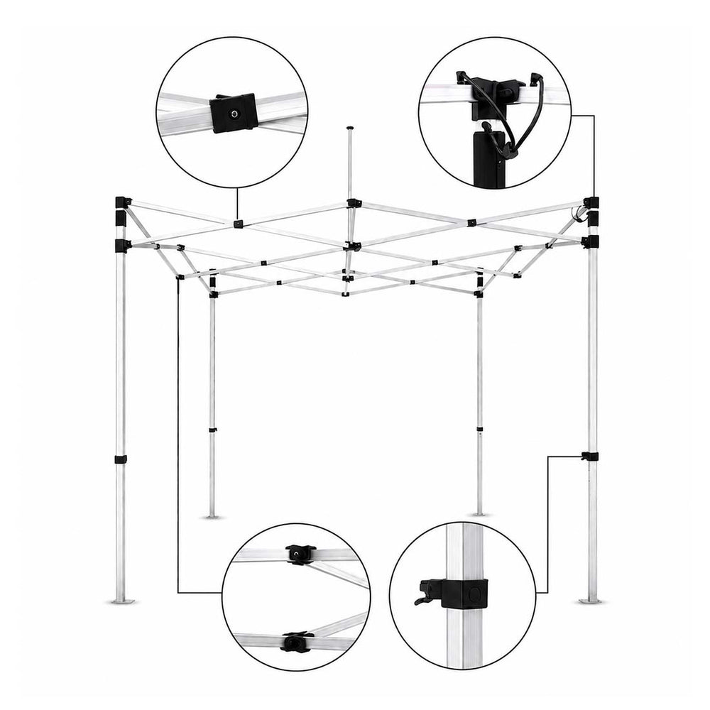 Structures de tonnelle – Structures pliantes en aluminium