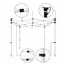 Structures de tonnelle – Structures pliantes en aluminium