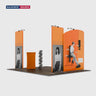 3m Wide Premium Modular Exhibition Booth Kit with TV Display
