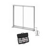 Non-Backlit SEG Over Size Fabric Display - 3m W x 4m H