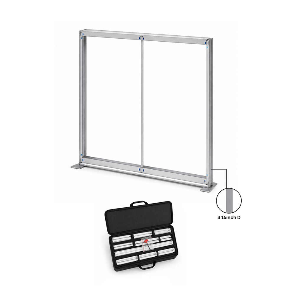 Présentoir en tissu SEG grand format non rétroéclairé - 3 m L x 4 m H