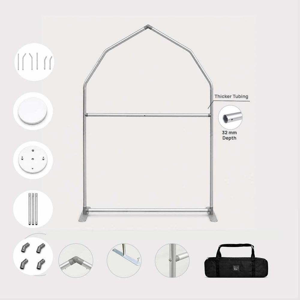 Toile de fond pour stand de maison