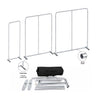 Stand d'exposition portable en tissu, hauteur 2,5 m