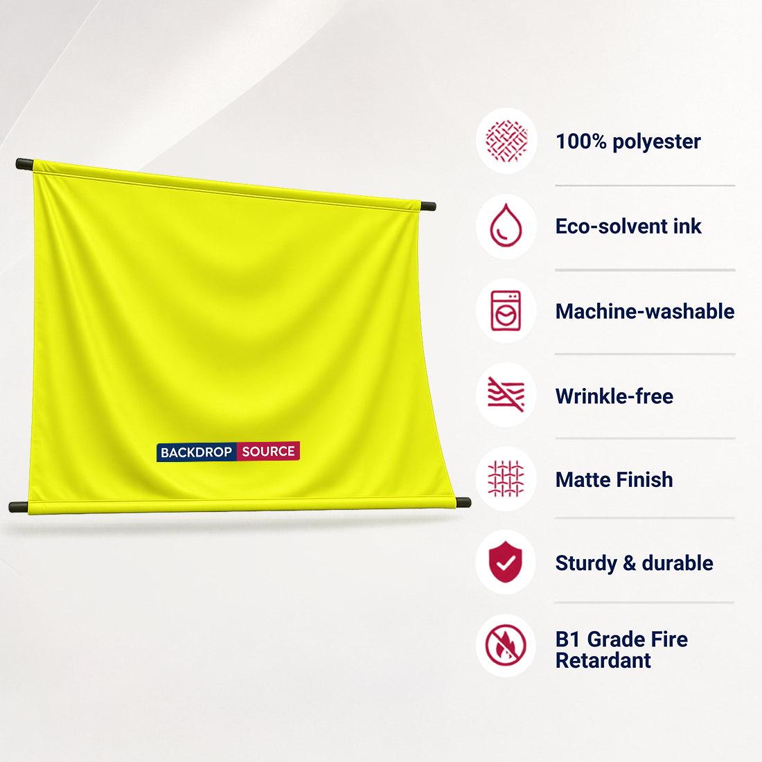 Impression sur tissu tricoté en polyester fluorescent