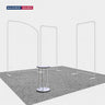 3m Wide Premium Modular Exhibition Booth Kit with TV Display