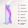 Cadre pour visuel textile SEG non rétroéclairé - Profilé en aluminium de 120 mm de profondeur