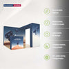 3x3m 3D Media Wall Booth Kit with L-Shape Corner & Counter