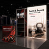 3x3m Tension Fabric Backwall Display
