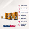 Kit de stand courbe magnétique 3x6m avec 2 comptoirs