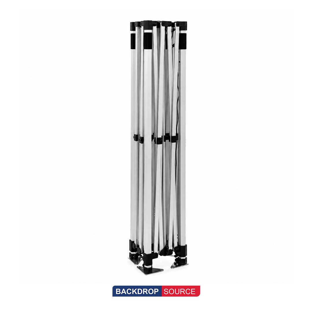 Structure de tente à auvent éclairé