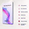 Non-Backlit Wall-Mounted SEG Fabric display - 40mm Depth