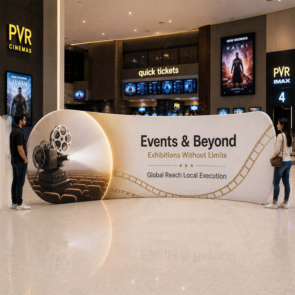 Toile de fond pour salon artisanal