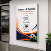 Non-Backlit Wall-Mounted SEG Fabric display - 20mm Depth
