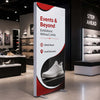 Non-Backlit SEG Fabric Media Wall - 1m W x 2m H