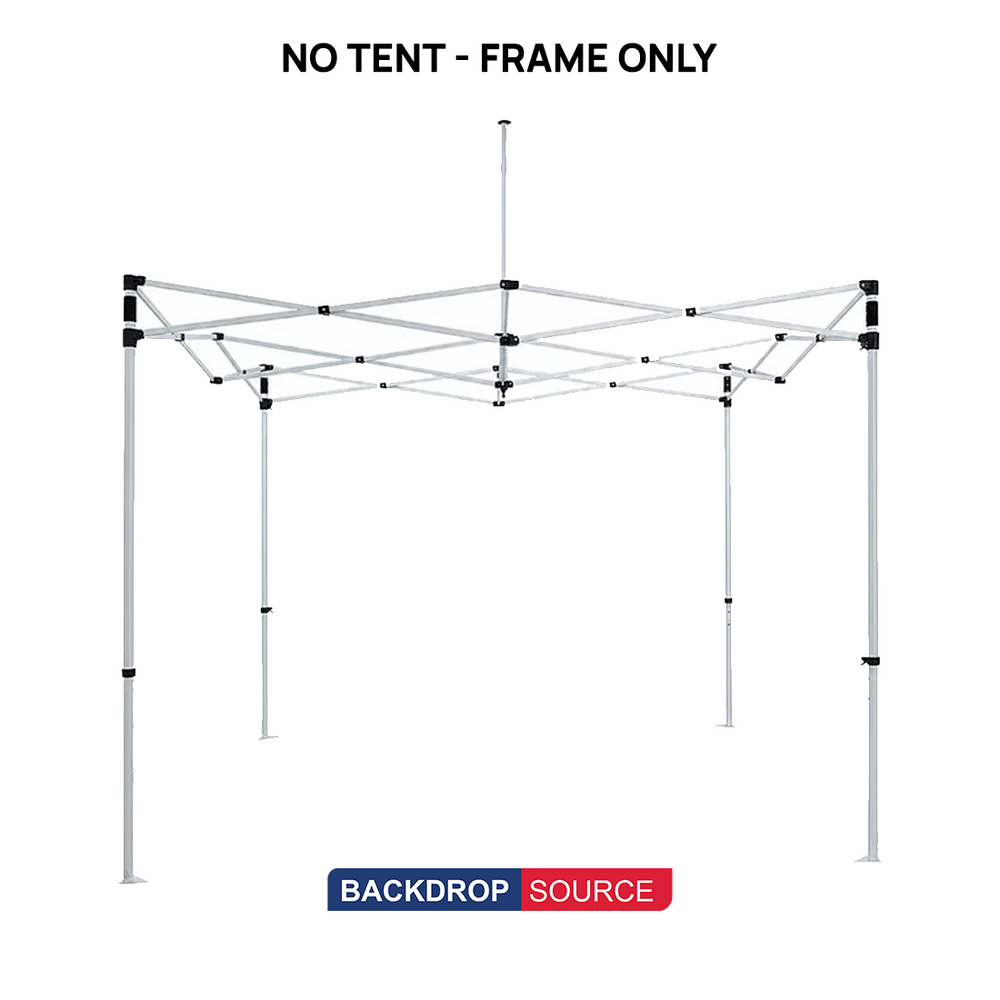 Tente pliante vierge (sans impression) – Structure, toit et murs