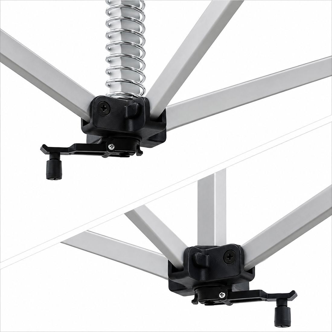 Tente événementielle en tissu 3 m x 3 m avec comptoir pliant