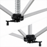 Tente événementielle en tissu 3 m x 3 m avec comptoir pliant