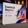 Non-Backlit SEG Fabric Media Wall - 3m W