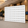 Mur d'exposition en tissu tendu « Step & Repeat »