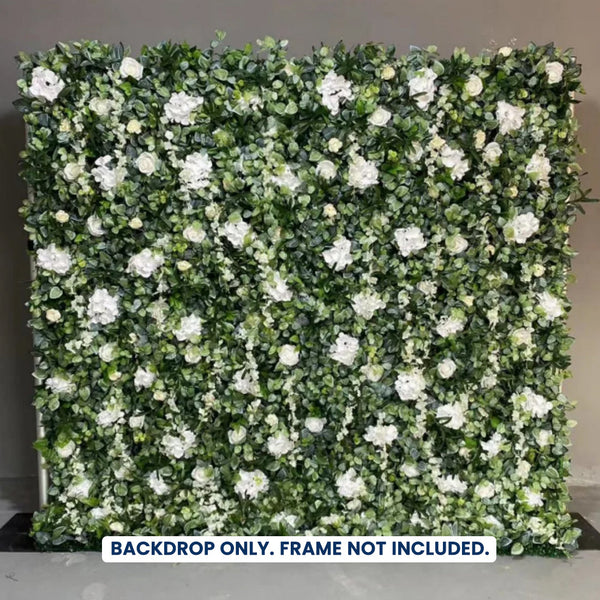 Mur de fleurs artificielles pour événement – Style 30