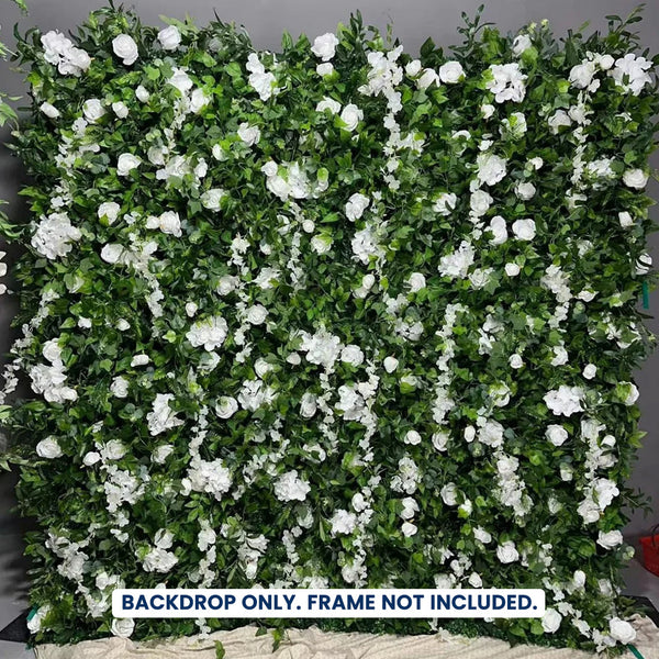 Mur de fleurs artificielles pour événement – Style 35