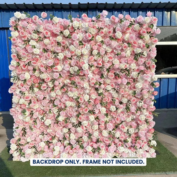 Mur de fleurs artificielles pour événement – Style 36