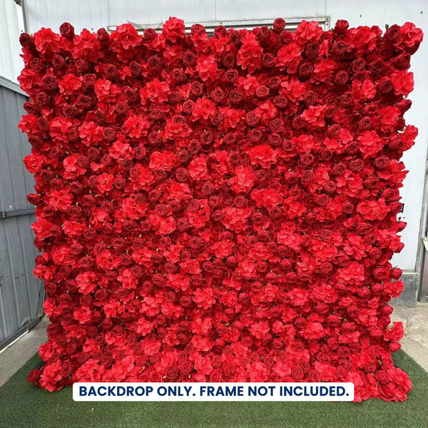 Mur de fleurs artificielles pour événement – Style 38