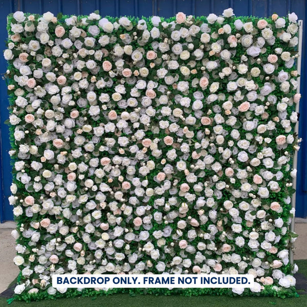 Mur de fleurs artificielles pour événement – Style 41