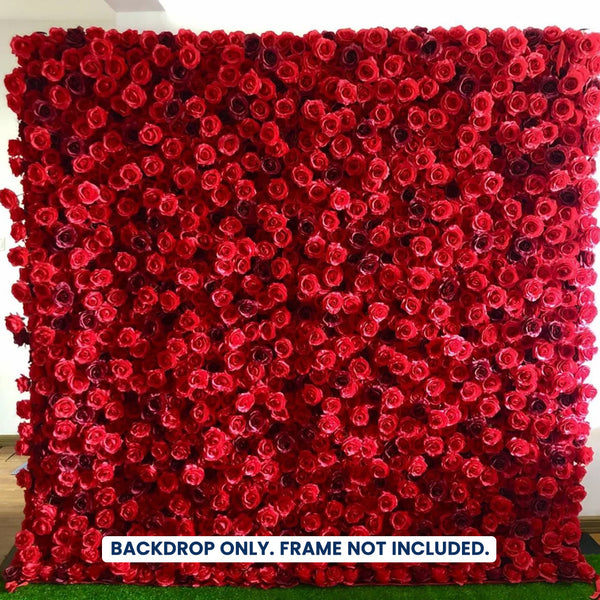 Mur de fleurs artificielles pour événement – Style 43