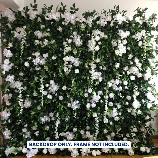 Mur de fleurs artificielles pour événement – Style 49