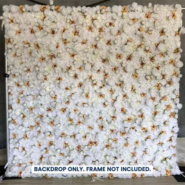 Mur de fleurs artificielles pour événement – Style 50