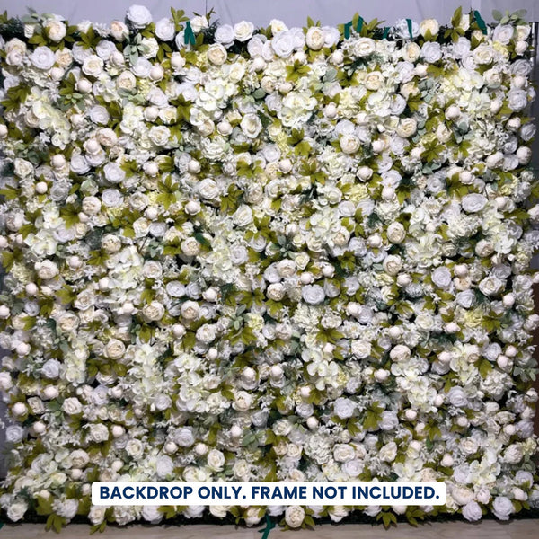 Mur de fleurs artificielles pour événement – Style 52