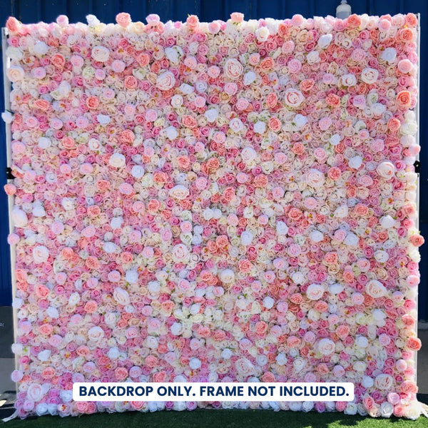 Mur de fleurs artificielles pour événement – Style 54