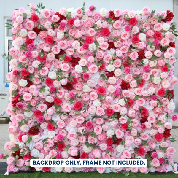 Mur de fleurs artificielles pour événement – Style 55