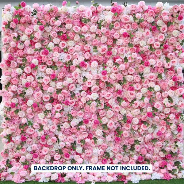 Mur de fleurs artificielles pour événements – Style 59