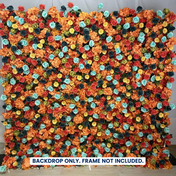 Mur de fleurs artificielles pour événements – Style 61