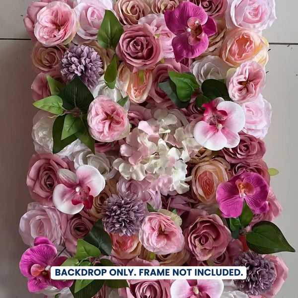 Mur de fleurs artificielles pour événements – Style 75