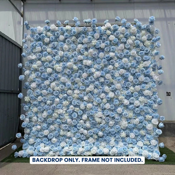 Mur de fleurs artificielles pour événement – Style 77
