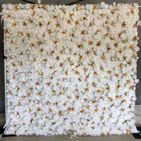 Mur de fleurs artificielles pour événement – Style 50