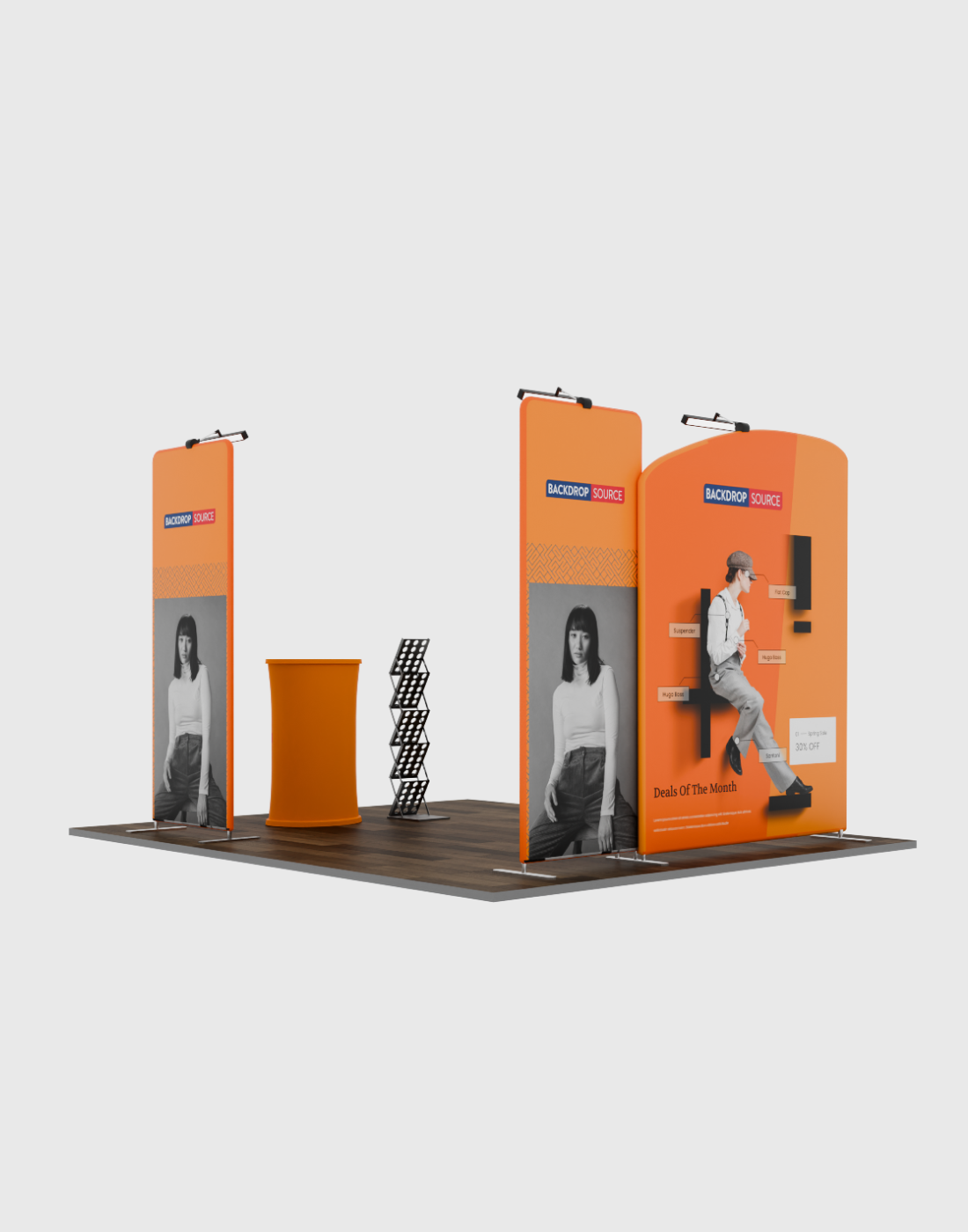 Exhibition TV Display Booth