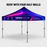 Tente pliante lumineuse – 3 m x 3 m (structure LED)
