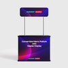 Convertible Fabric Podium Case with Header Display