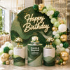 Customized Round Backdrop Kits with Counter for Birthday Parties & Events