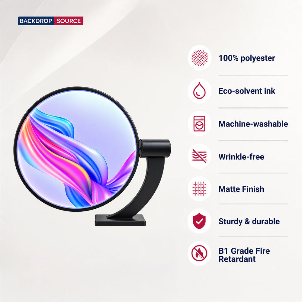 Caisson lumineux rotatif LED double face