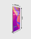 Wide Base Double Sided Roll Up Banner