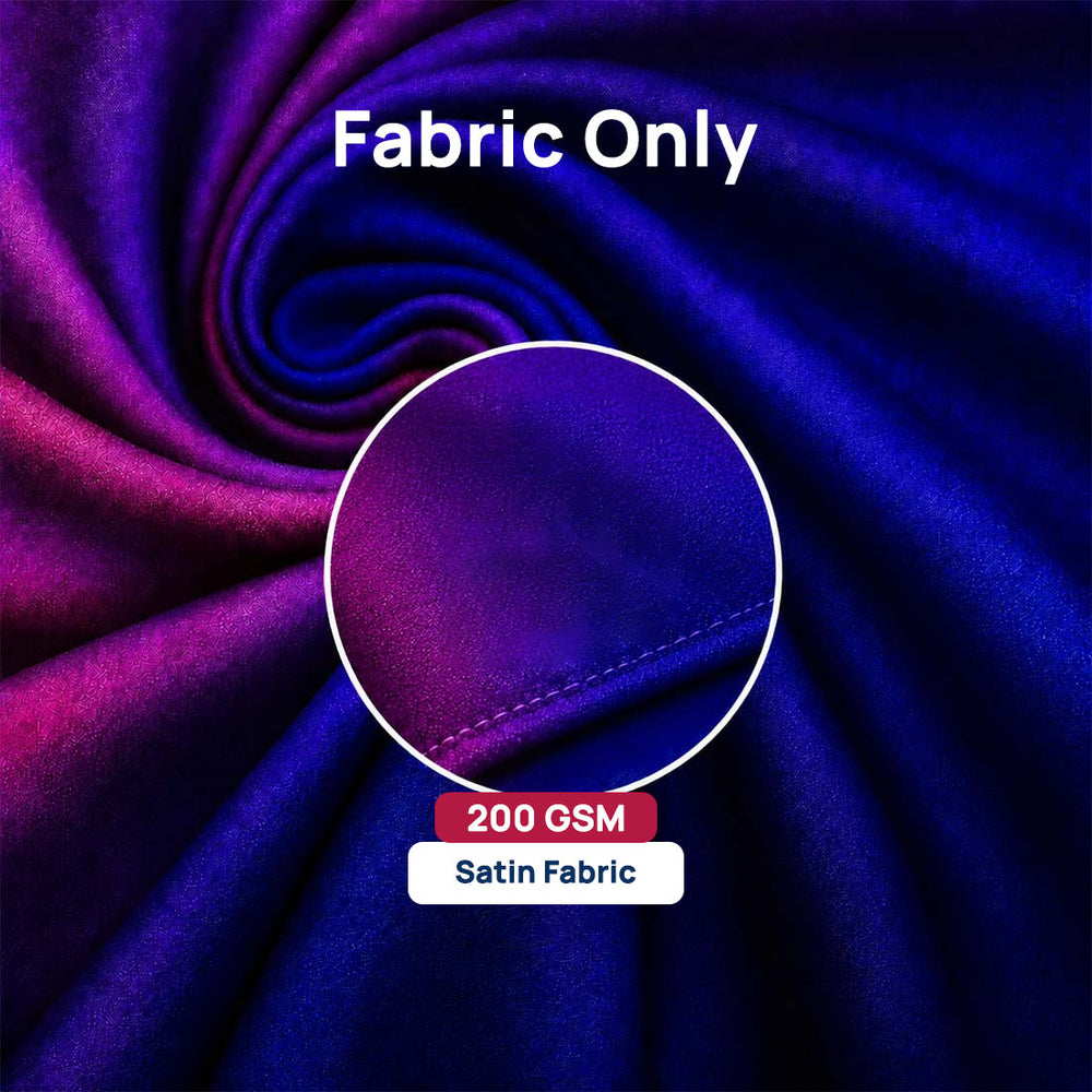 Bannière enroulable double face à base large en tissu