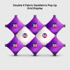 Double X Fabric GeoMetrix Pop Up Grid Display