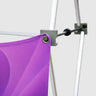 Présentoir pliable en tissu Double X GeoMetrix